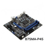 MSI B75MA P45 마더보드 LGA 1155 DDR3 ATX MS 7798 100% 테스트 완료 OK 작동 : 7년차 해외사업가