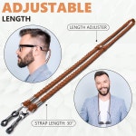 나 안경 끈 홀더 코드 - 테릴렌 액세서리 1 Beaded Black White Gold : AMAZING001