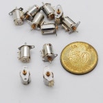 20PCS 4선 2상 소형 스테퍼 모터 D6mm x H8.5mm : 동원테크