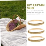 공예 DIY 바구니 제작 용품을 위한 HAPINIARY 3롤 라탄 스트립 : 글로벌웨잇