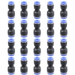 Runseaway 20PCS 5/16인치 OD x 1/4인치 공압 퀵 커넥터, 커넥트... 푸시 릴리스 에어 호스 피팅 유니온 / 커플러, PG8-6 : AMAZING001