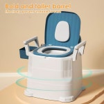 휴대용 화장실 - 이동식 침대 개인 위생을 위한 접이식 좌석 1개 튼튼한 다리가 있는 : 대구1