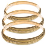 공예 DIY 바구니 제작 용품을 위한 HAPINIARY 3롤 라탄 스트립 : 글로벌웨잇