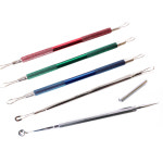 여드름 제거기 바다르산스 A타입 의료용 큐렛 스테인레스 스틸 피지 압출기 : 디에스헬스케어