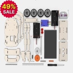 혁신적인 창의적 물리학 수제 DIY 소재 태양 리모컨 자동차 과학 기술 소규모 생산 : 나래스탠다드