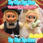 팝마트 트윙클 크러쉬 온 유 비닐 블라인드 박스 플러시 인형 세트 웨딩 발렌타인데이 로맨틱 핫 기프트 커플 : 나래링크