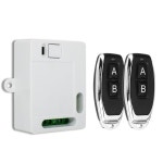 [오션] 릴레이 도어 오프너 차고 게이트 리시버 리미트 스위치 포함 DC 9-72V 85-250V + 433MHz 리모컨 컨트롤러 송신기 : 오션글로벌13