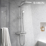 시원 무광 스테인리스 해바라기 SB1-1000  레인샤워 수전 : 주식회사 시원