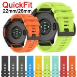 가민 호환 페닉스 5X 5 플러스 6 6X 프로 7 7X 솔라 965 955 에픽스 타틱스 쿼티кс 엔듀로 3 워치 스트랩 22 26mm 퀵핏용 팔찌 : 딥블루 직구