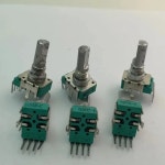 .Delta 142 수직 단일 전위차계 020320 k 360도 생크 길이 17MMF 4피트 : 미주포피