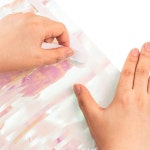 브레이브스샤인 파티 장식 아이리데센트 포일 프린지 배경 위한 6.5피트 2팩 클리어 사진 2 1 Purple 1 Pink Foil Cu : 글직카