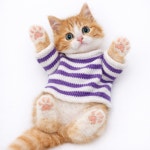 렛츠독 초소형 아기 강아지 고양이 자수 니트 스웨터 옷 스페셜핑크 XXS : 렛츠독