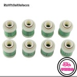 RisWhiteMeteors 6D8-24563-00-00 연료 필터(8개) Yamaha Outboard 20-115HP용 교체품 : 시드컴퍼니23