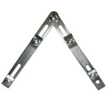 퀘스트 제조 케이블 트레이 조절 가능 커넥터, 아연(CT0005-03-2), 2개 Pack of 1 : amazing003