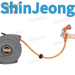 품질보장 고품질 1/2 10m 15m 20m 30m 50ft 100ft 정원용 물 호스 릴 자동차 세차 벽걸이형 : 신정종합상사E-1