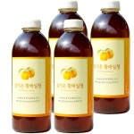 경남 하동 국내산 숙성 유기농 매실청 매실원액 1L, 4개 : 더 수피야