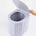 이동식간이화장실 간이변기 캠핑화장실 폴딩변기 세트 2봉 24장입 : 소소미하우스