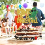 일종의 빅 딜 케이크 토퍼, 베이비 샤워 케이크 장식, 과일 피클, 재미있는 생일 파티 장식 용품 골드 글리터 : 룰라영