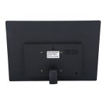 15인치 디지털 액자, 리모컨 지원 비디오 및 음악이 포함된 대형 액자 슬라이드쇼 시계 달력 벽 장착형 MP3/4 무비 플레이어(블랙) : 에이벨하우스