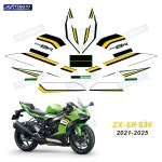 [세탁기/건조기 부품] ZX-6R ZX 6R 636 2021 2022 2023 2024 2025 오토바이 액세서리 풀카 페어링 스티커 반사 데칼 키트 : 오션글로벌7