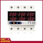 전압 릴레이 조정 기능 자동 차단 및 리셋 있는 3상 보호기 : 베스트77스토어1