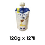 허니푸드바이오프로테크점 | 매일바이오 그릭요거트 투고 허니 120g x 12개(보냉포장) : 주연 푸드