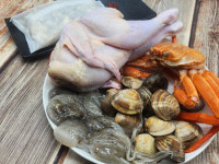 대헌수산 동해안  고급 해산물만 골라 담은 복가득 쭈꾸미 해신탕  쭈구미 해신탕 : 대헌수산