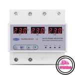 조정 가능한 과전압 및 보호 모니터 릴레이 3 상 + N Din 레일 선택기 : 베스트77스토어1