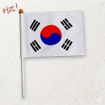 천재질 태극기 50cm 깃대 조립형 대한민국 국기 애국심 고취 학교 공공기관 수기태극기 천재질태극기 : 투밀리언1