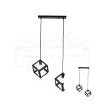 플럭스 2등 블랙큐브 인테리어 조명기구 집꾸미기 디자인 부착 거실등 : 세번째 겸스토어