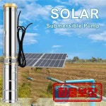 하이 퀄리티 태양광 잠수정 우물 펌프 MPPT 기능 내장 시간당 370W DC24V 750W DC48V 4000L : 진경상사