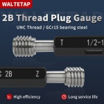 나사 플러그 게이지 1개 2B 미터법 UNC1-64 2-56 3-48 4-40 6-32 10-24 1/4 5/16 3/8 표준 : 리앤더몰