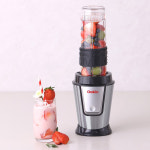 키친플라워 쿠킨 트라이탄 고속 파워 믹서기(실버) KEM-KD910CP (텀블러2개 포함) : 남양키친플라워