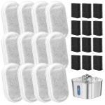 8팩 고양이 분수 교체 필터 SARPAWS PWS 158B 74oz 2L 반려동물 2개월 공급 일상적인 사용을 다층 설계 8 : 랏브스뜨레체