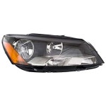 2012-2015 폭스바겐 파사트 세단 H7 클리어 렌즈 OEM 561-941-006-D 직접 장착 교체 폴리카보네이트 UV 코팅 도트 준수와 호환되는 희귀 전기... 