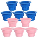 10PCS 실리콘 배수 플러그 싱크 교체 세탁 배수관 씰링 가스켓 : 동춘직구창고