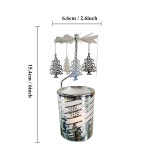 애드킨짐 로터리 크리스마스 아이들을 엄마와 위한 캐러셀 라이트 선물 캔들 홀더 스피닝 트리) (실버 Christmas Stocking : 좋은날좋은물건