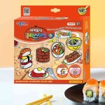 덕우 세계음식 글라스아트 썬캐쳐 아시아 초등생만들기 거울꾸미기 : 덕우무역