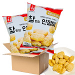 한입 눈꽃 콩카루 인절미 스낵 부드러운 콩고물과자 235g : HYLIGHT