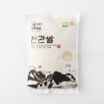 호산네농장 저탄소쌀 유기농 면역력강화 사포닌 항암 천관쌀 3kg : 호산네농장