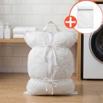 대형 3D 베개 세탁망 손잡이형/ 미니세탁망 선물/빨래 배게 변형방지-리빙노바 : 오로리로