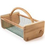 수확 바구니, 회전 손잡이가 있는 내구성 아카시아 나무 프레임, 가정 개선을 위한 농가 정원 가꾸기, 농장, 주방, 실내 야외 사용 : 나스토어공칠