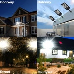 초고휘도 태양광 야외용 강력 모션 센서 램프 농장 광장용 황혼에서 새벽까지 야외 캠핑 센서등 정원등 1. C-Small : 호걸쇼핑12호점