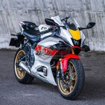 Yamaha YZFR7 YZFR7 YZF R7 2021 2022 2023 오토바이 공기 역학 프레임 고정 윙 커버 윙 윈드 실드 에일러론 액세서리 : 월드셀러트레이드