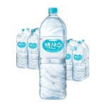 백산수 유라벨 2L, 12개 : 마켓앤코