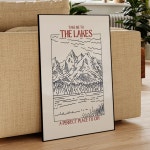 호수까지 데려가주세요 장소 울음소리 벽 아트 프린트 캔버스 그림 포스터 거실 침실 홈 데코용 1. G2687-1 : 마리아글로벌9호점