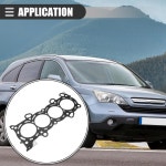 모토포르티 실린더 헤드 개스킷, 2.4L / 3.0L 엔진, 혼다 어코드 2006 2007, 메탈, No.12251RBB004, 실버 톤 블랙에 적합 12251RBB004... 