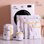 튼튼지퍼 세탁망 6종세트 중형 대형 소형 원형 단품 RWA209B813 : 도매메이트