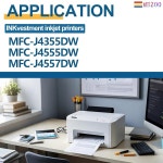 브라더 잉크 카트리지 LC506XL LC506 잉크 카트리지의 고수익 교체용 브라더 잉크 투자 MFC-J4355DW MFC-J4555DW MFC-J4557DW 프린터 4팩... 