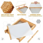 주에시카 2세트 10프레임 벌집 스크린 하단 보드 입구 감속기 양봉 용품 도구 22 16 인치 : enchante.